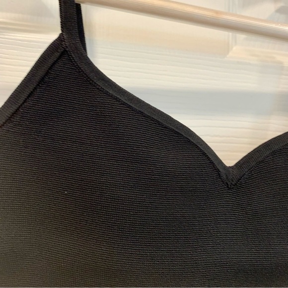 EXPRESS Black Sweetheart Knit Sweater Cami Tank Top - Picture 5 of 6